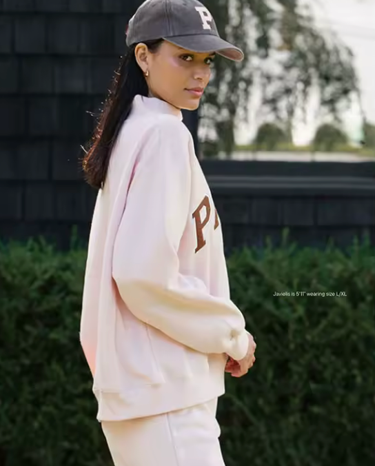 pink sweatshirts long Sleeve autumn winter letter embroidery Sweatshirt women casual sweater female new